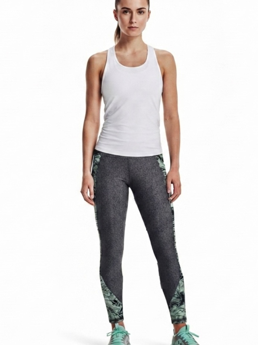 Under Armour HeatGear Compression High Rise Ankle Crop Leggings Medium